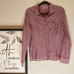 Halogen Button Up Blouse